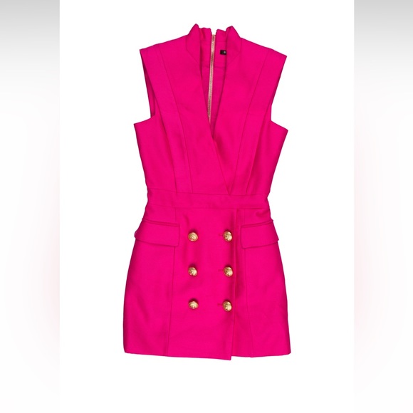 BALMAIN hot Pink Dress - Picture 3 of 3